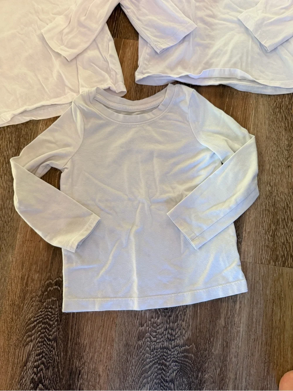 Children’s Place + Cat & Jack Lot x 3 White Long Sleeve Tees Size 3T
